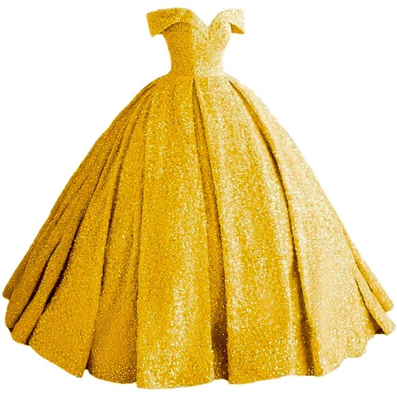 Mouccy Sparkly Sequin Prom/Quinceanera Dress